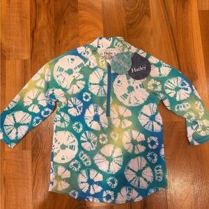 Hatley girls rashguard UPF size 5 swim, summer, vacation, pool‎